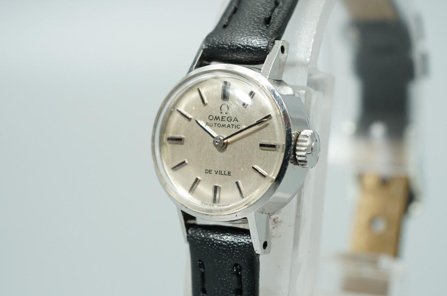 N MINT Vintage 1972 OMEGA De Ville Cal.661 Automatic Silver 17mm Women Watch