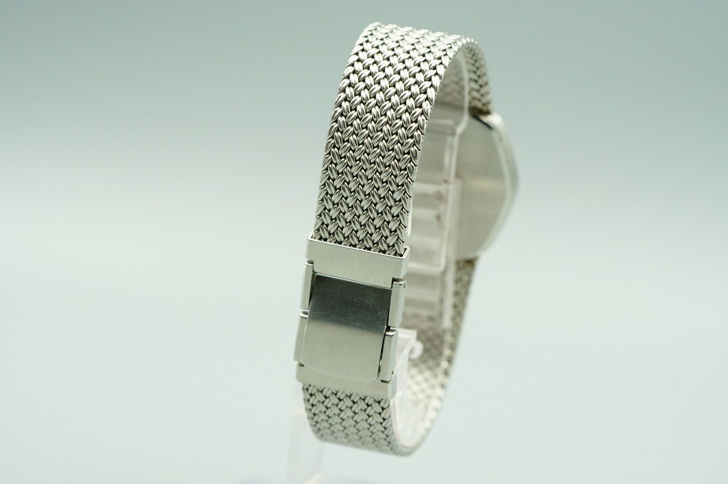 *N MINT* Vintage 1975 SEIKO CREDOR 5931-5231 Qz Silver Hexagon 30mm Mens Watch