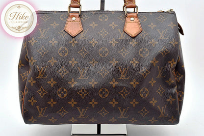 Louis Vuitton Speedy 30 Monogram Brown Handbag M41526 Authentic Condition *A*