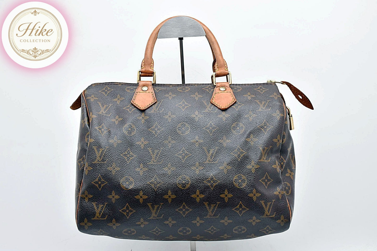 Louis Vuitton Speedy 30 Monogram Brown Handbag M41526 Authentic Condition A #32