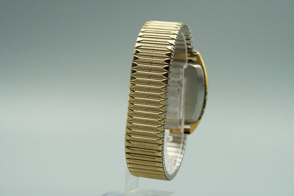 *Exc+5* Vintage 1977 SEIKO Grand Qz48 43-5100 Qz Gold Square 34mm Mens Watch