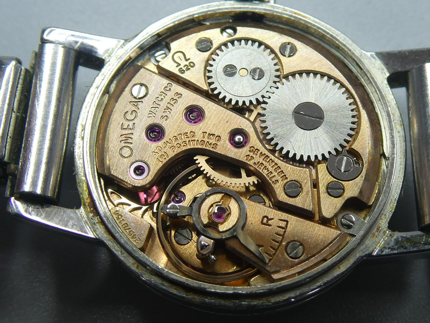 Vintage 1966 OMEGA De Ville Cal.620 Hand Winding Silver Dial 20mm Women Watch