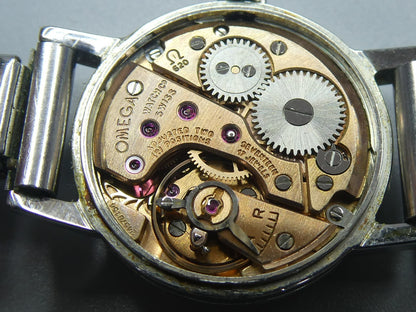 Vintage 1966 OMEGA De Ville Cal.620 Hand Winding Silver Dial 20mm Women Watch