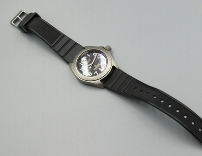 *MINT* Vintage CITIZEN YELLOWSTONE 7828‐H21963 Eco Drive Black Dial Mens Watch