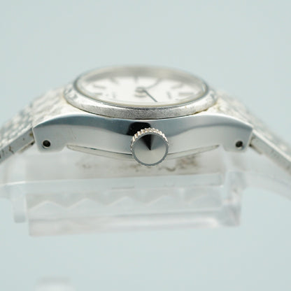 *Exc+5* Vintage 1975 SEIKO HI-BEAT 1120-0120 Hand Wind Silver 19 mm Women Watch
