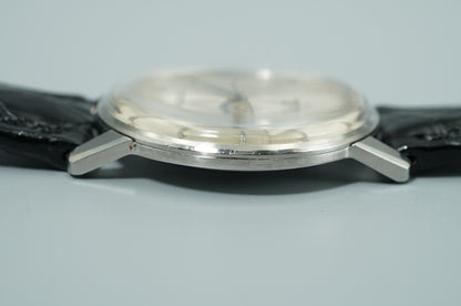 *Serviced* Vintage 1960 SEIKO SKYLINER J15006E Hand Wind Silver 36mm Mens Watch