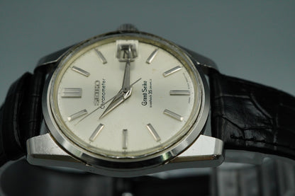 Exc+5 1960s SEIKO GRAND SEIKO 43999 Hand Winding Silver Round 36mm Mens Watch