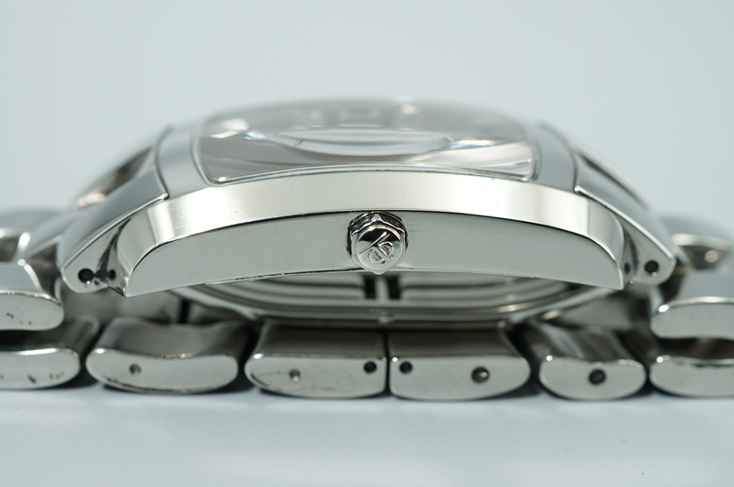 *Exc+5* Vintage 1977 BAUME & MERCIER Hampton 65310 Qz Gray Dial 26mm Mens Watch