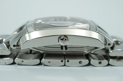 *Exc+5* Vintage 1977 BAUME & MERCIER Hampton 65310 Qz Gray Dial 26mm Mens Watch