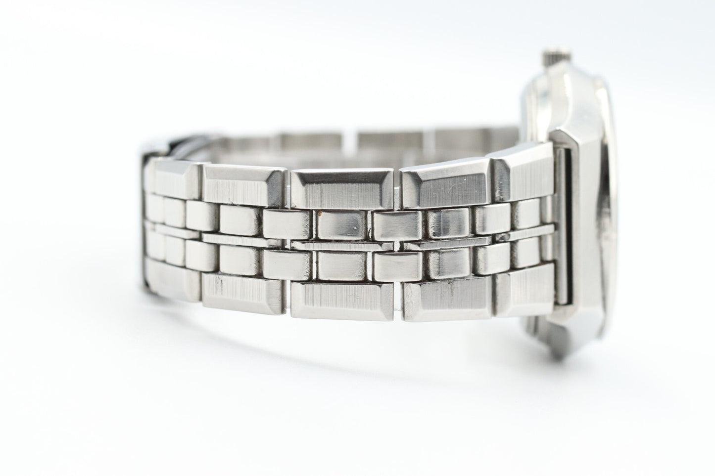 *Exc+5* Vintage SEIKO King Quartz 0853-8001 White Dial Day Date Round Mens Watch