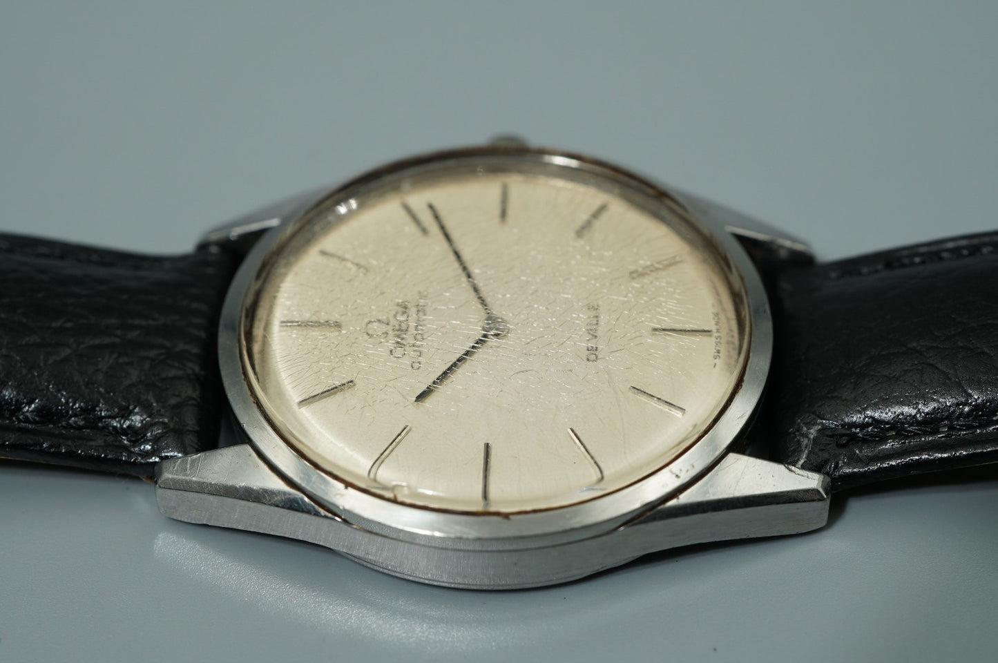 *Exc+3* Vintage 1973 OMEGA De Ville Cal.711 Automatic Cream Dial 34mm Mens Watch