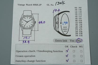 N MINT Vintage 1991 SEIKO PRESAGE  6M13-7000 Quartz Silver Round 38mm Mens Watch