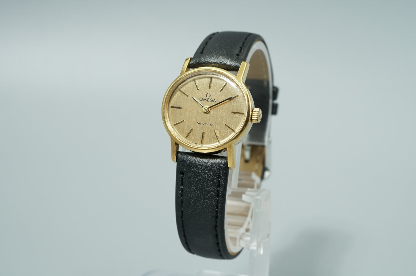 NEAR MINT Vintage 1958 OMEGA De Ville Cal.625 Hand Winding Gold 24mm Women Watch