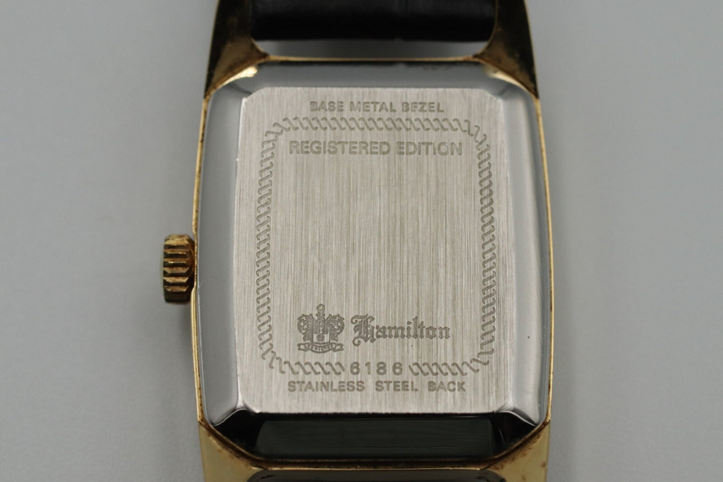 *Exc+5* Vintage HAMILTON Bolton 6186 Hand Winding Silver Dial Women Watch