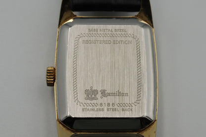 *Exc+5* Vintage HAMILTON Bolton 6186 Hand Winding Silver Dial Women Watch