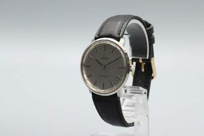 *N MINT* Vintage OMEGA De Ville TOOL 104 Manual Winding Silver Dial Mens Watch