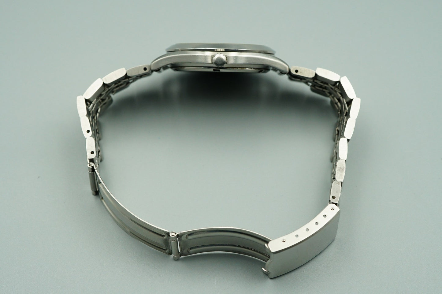 *Exc+4* Vintage 1999 SEIKO SPIRIT 7N43-9080 Quartz Blue Round 36mm Mens Watch