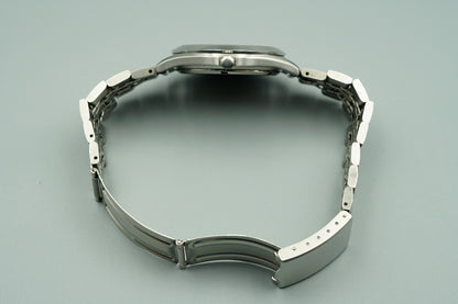 *Exc+4* Vintage 1999 SEIKO SPIRIT 7N43-9080 Quartz Blue Round 36mm Mens Watch