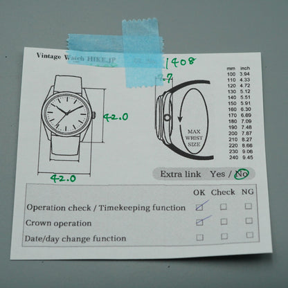 *NEAR MINT* Vintage 1998 SEIKO 7N07-001A Quartz Gold Dial Round 42mm Mens Watch