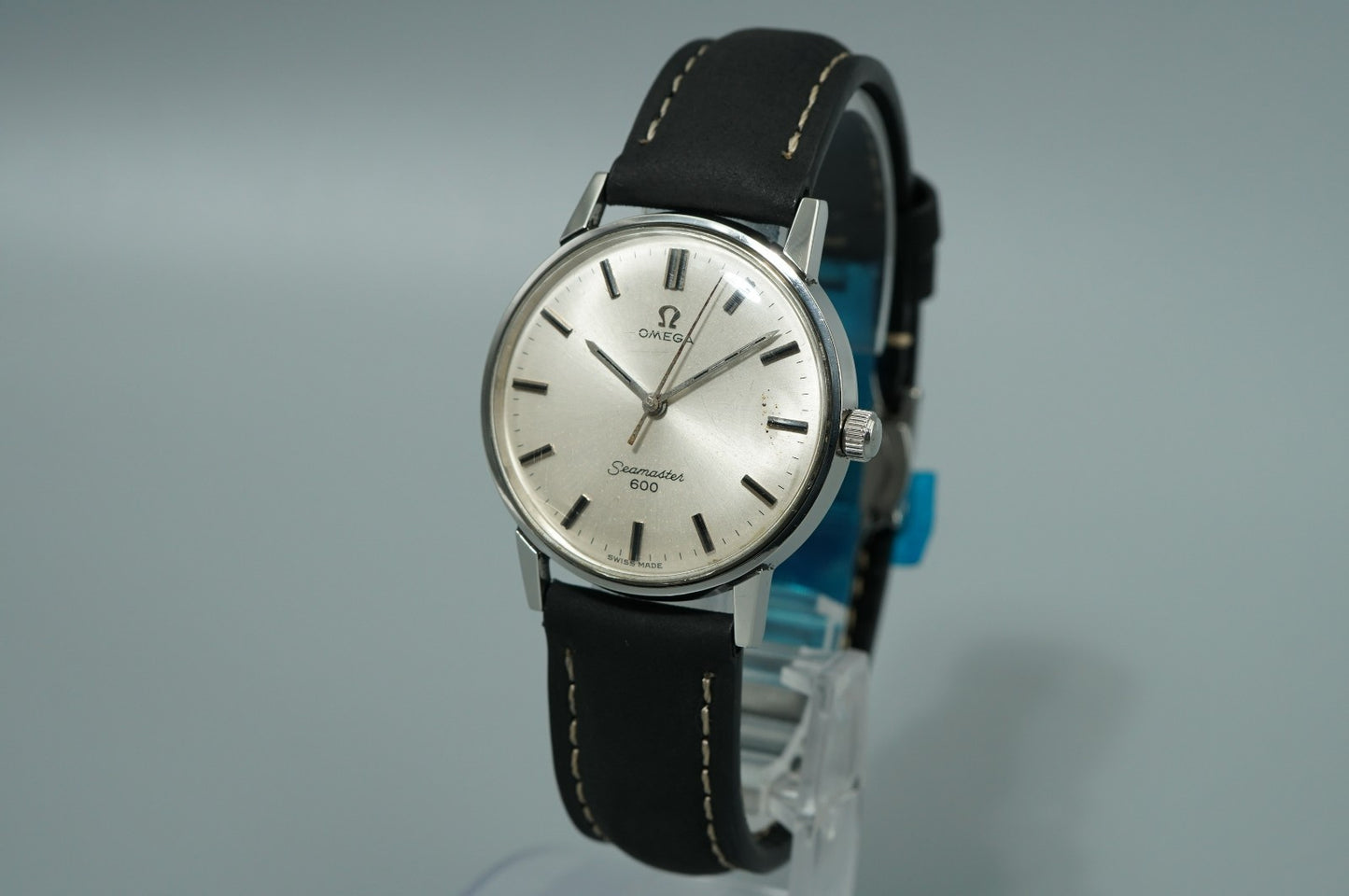 N MINT Vintage 1964 OMEGA Seamaster Cal.601 Hand Winding Silver 34mm Mens Watch