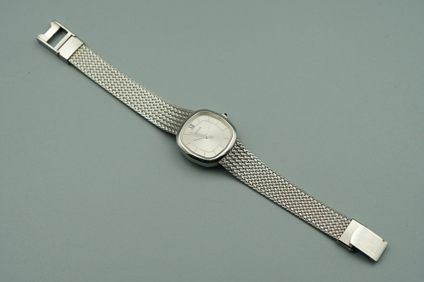 *NEAR MINT* Vintage 1985 SEIKO CREDOR 1421-5021 Qz Cream Square 22mm Women Watch