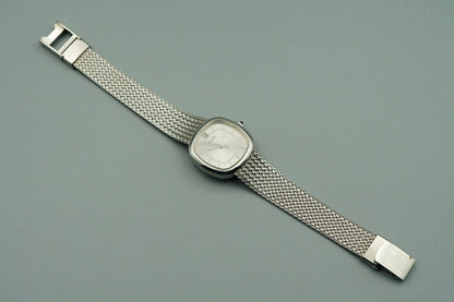 *NEAR MINT* Vintage 1985 SEIKO CREDOR 1421-5021 Qz Cream Square 22mm Women Watch