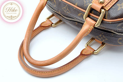 Louis Vuitton Manhattan PM Monogram Brown Handbag M40026 Authentic Condition *A*