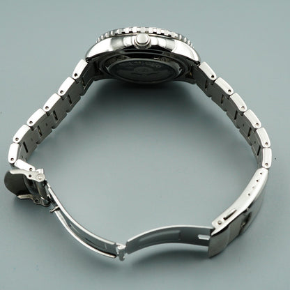 *MINT* Vintage SEIKO 5SPORTS 7S36-04N0 AT Black Dial Round 42mm Mens Watch