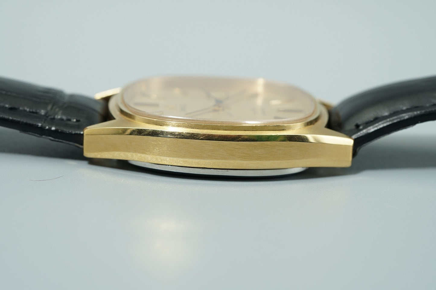 *NEAR MINT* Vintage 1978 OMEGA De Ville Cal.1342 Qz Gold Square 34mm Mens Watch