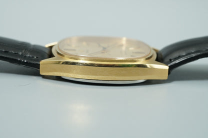 *NEAR MINT* Vintage 1978 OMEGA De Ville Cal.1342 Qz Gold Square 34mm Mens Watch