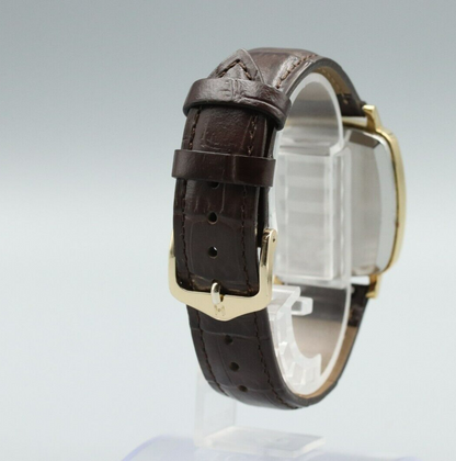 *NEAR MINT* Vintage OMEGA De Ville Cal.1012 Automatic Gold Dial Date Mens Watch