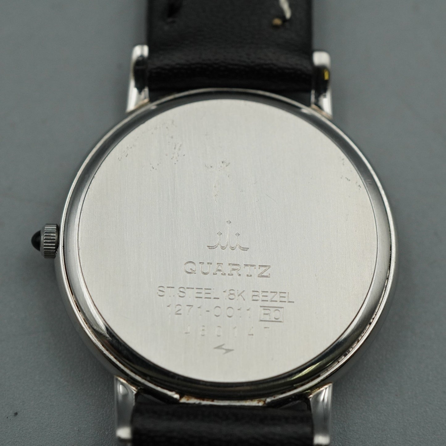 *NEAR MINT* Vintage SEIKO CREDOR 1271-0011 Quartz Silver Round 24mm Women Watch