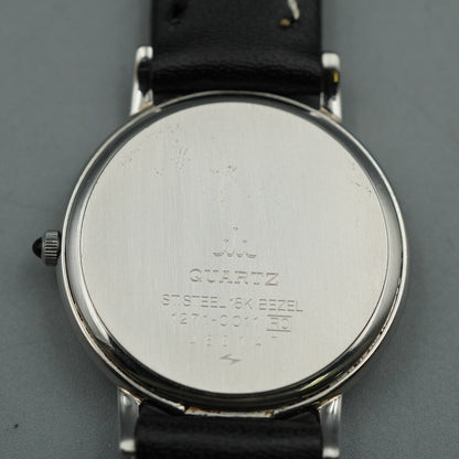 *NEAR MINT* Vintage SEIKO CREDOR 1271-0011 Quartz Silver Round 24mm Women Watch