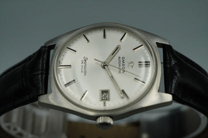 N MINT 1960s OMEGA Seamaster De Ville Cal.565 Automatic Silver 34mm Mens Watch