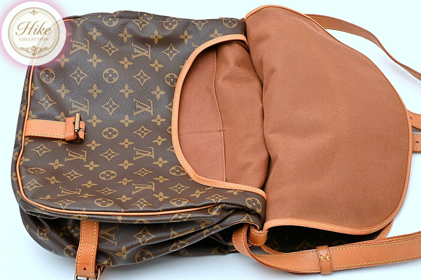 Louis Vuitton Saumur 43 Monogram Brown Shoulder Bag M42252 Auth Condition A #80