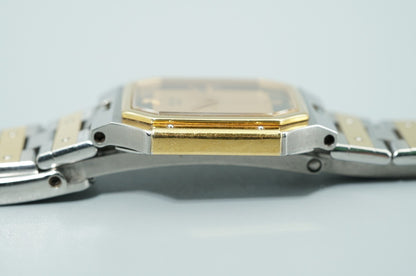 *Exc+5* Vintage SEIKO CREDOR 8420-5360 Quartz Gold Square 23mm Women Watch