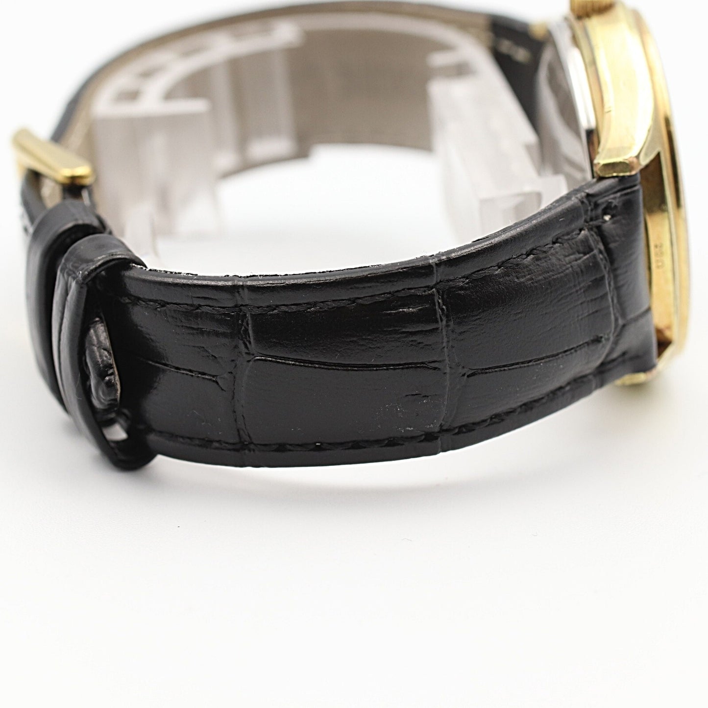 *NEAR MINT* Vintage 1980 OMEGA De Ville Cal.1325 Qz Gold Round 35mm Mens Watch