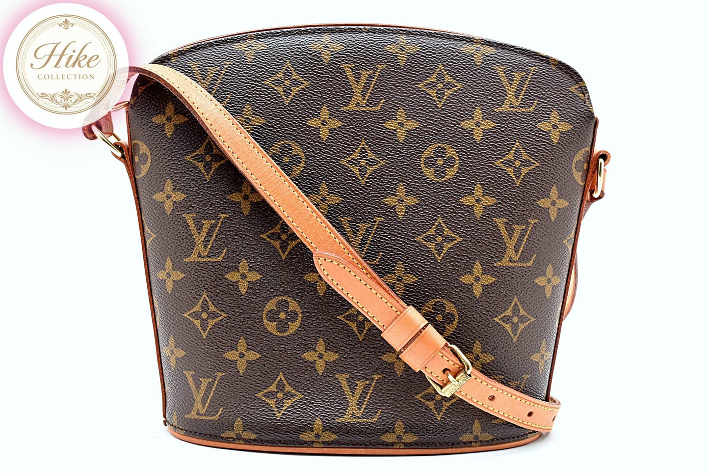 Louis Vuitton Drouot Monogram Brown Shoulder Bag M51290 Authentic Condition *SA*