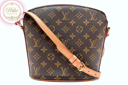 Louis Vuitton Drouot Monogram Brown Shoulder Bag M51290 Authentic Condition *SA*