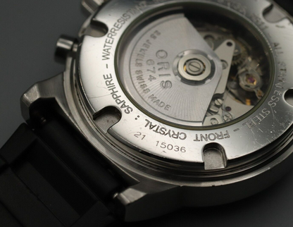 *NEAR MINT* Vintage ORIS Big Crown 7511 Automatic Black Dial Round Mens Watch