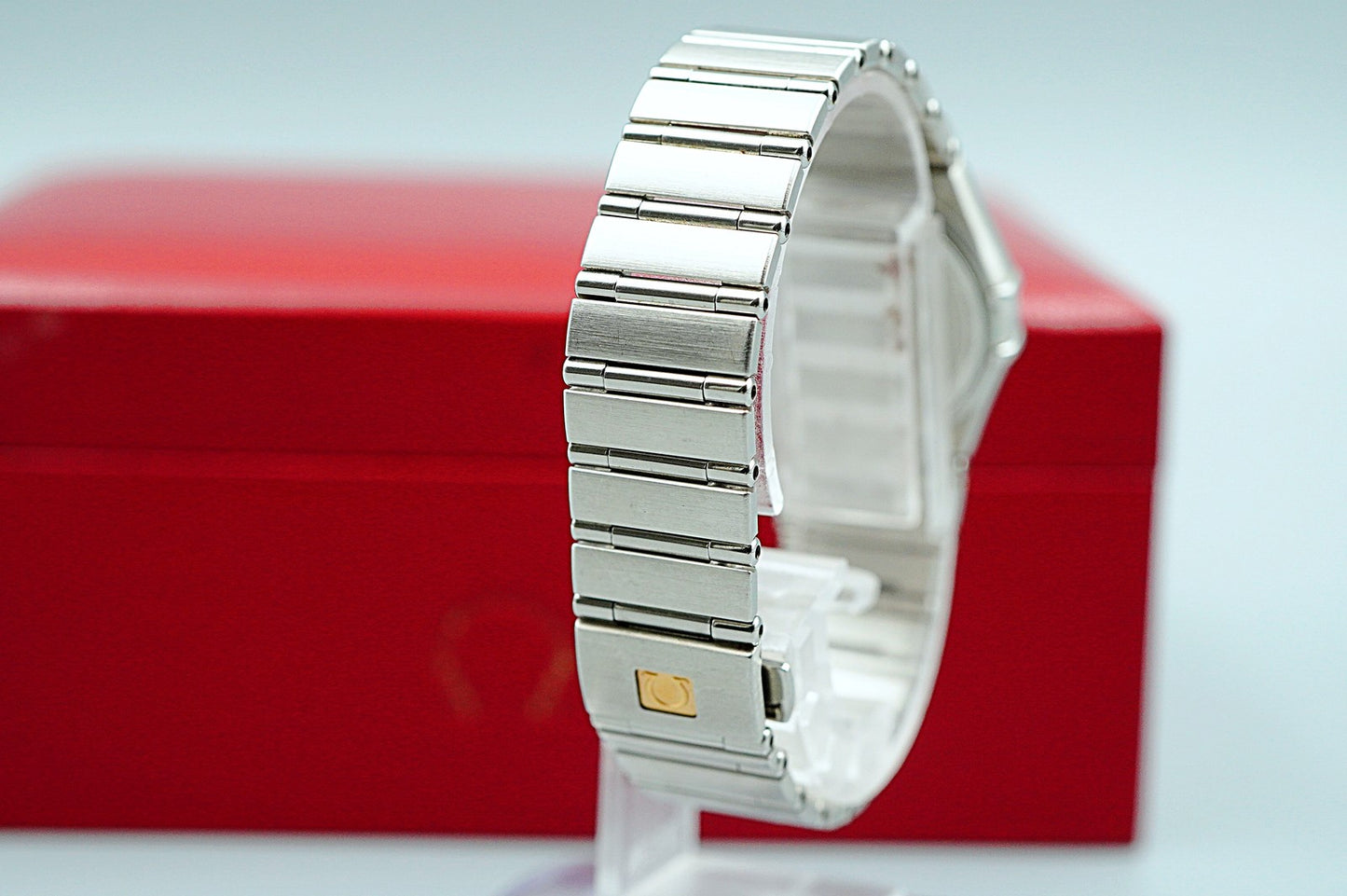N MINT Vintage 1998 OMEGA Constellation Cal.1456 Qz Silver 25mm Women Watch