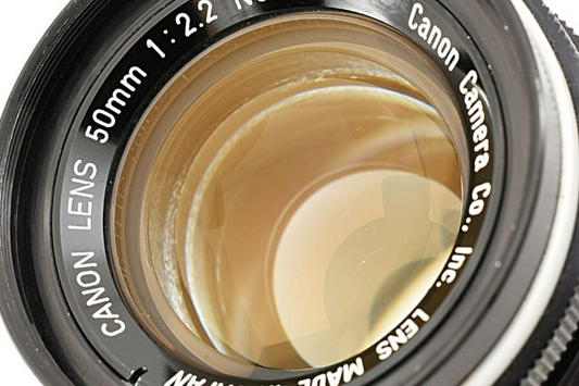 *Near MINT* Canon 50mm F/2.2 Lens for Leica L39 Screw Mount LTM From JAPAN
