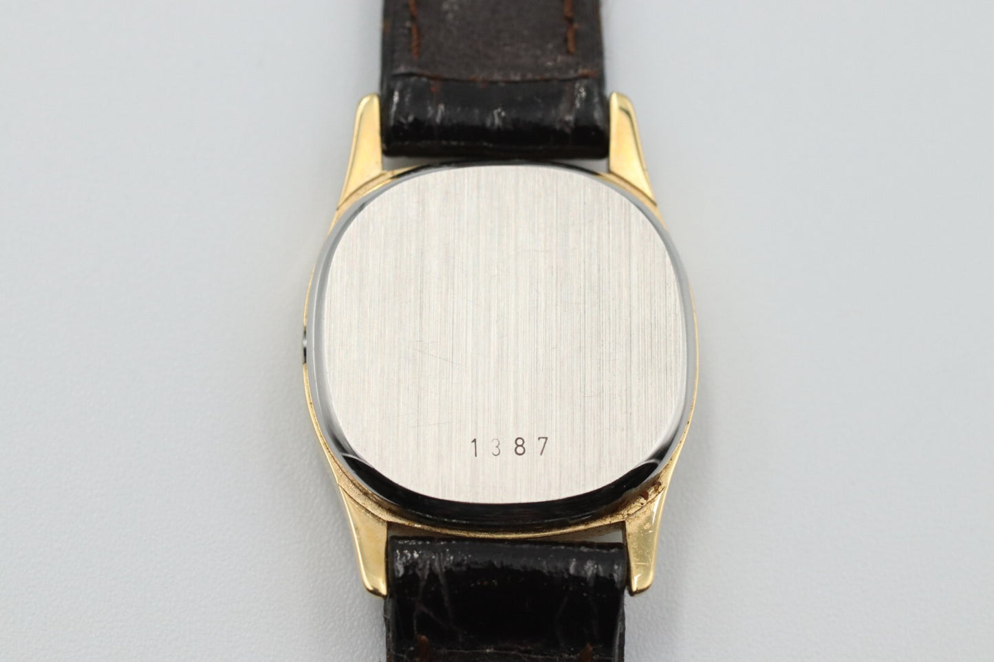 *N MINT* Vintage OMEGA De Ville Cal.1387 Qz White Dial Square 18mm Women Watch