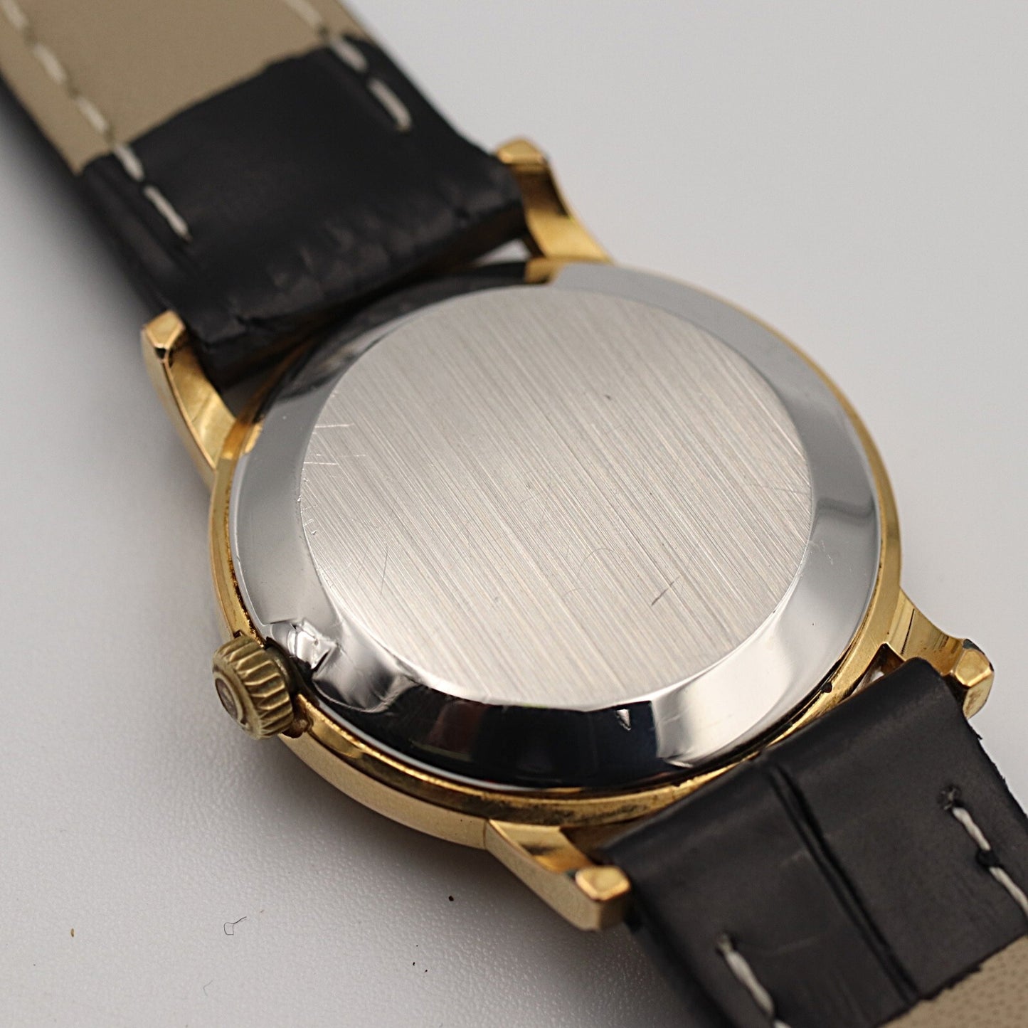 N MINT Vintage 1970 OMEGA De Ville Cal.625 Hand Wind Gold Round 25mm Women Watch
