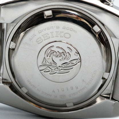 Serviced New Batt *Near MINT* SEIKO Kinetic 5M62-0BL0 AT Black 43mm Mens Watch