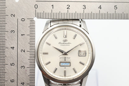 *NEAR MINT* Vintage SEIKO matic Weekdater J13080 Automatic White Dial Mens Watch