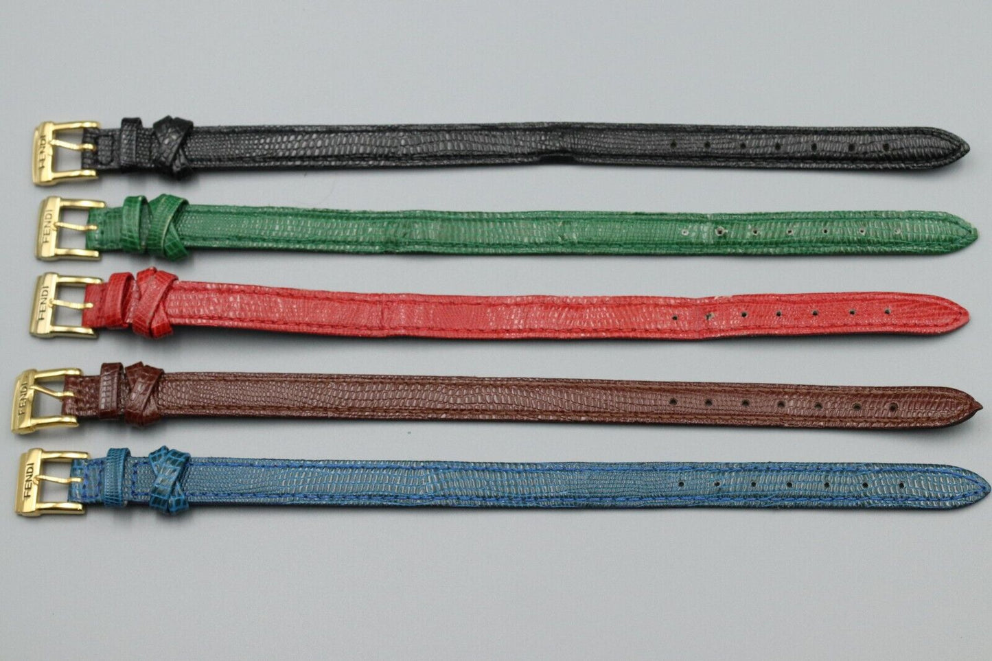 5 Collors [NEAR MINT in Box] FENDI 640L Change Belt Quartz Ladies Watch JAPAN