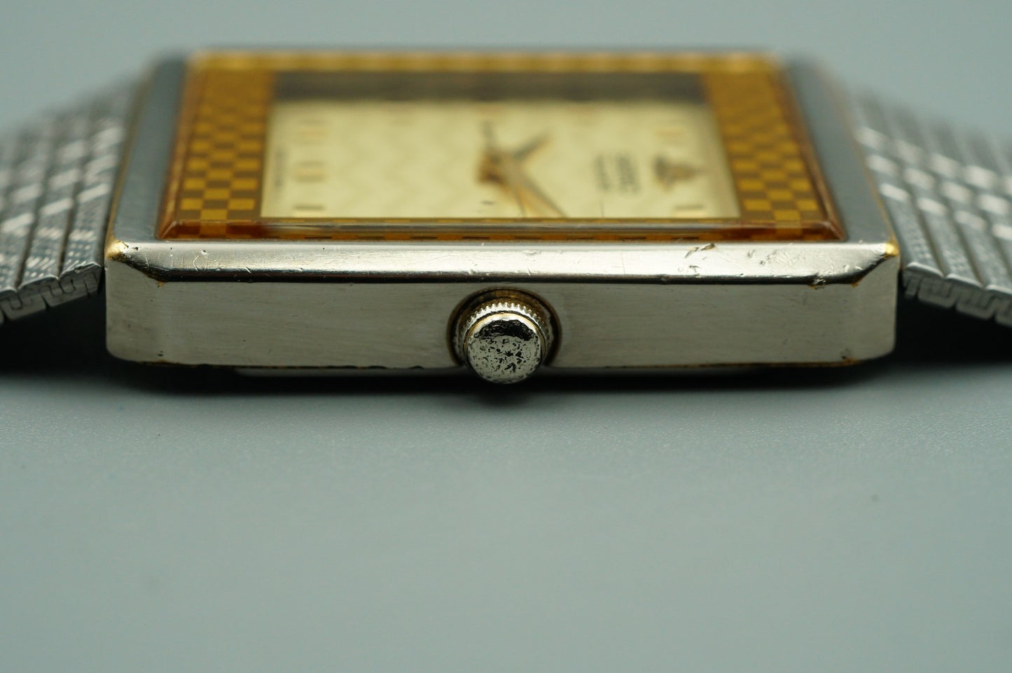 *Exc+5*  SEIKO GALAXY  V701-5H7A Qz Cream Dial Square 23mm Women,Ladies Watch