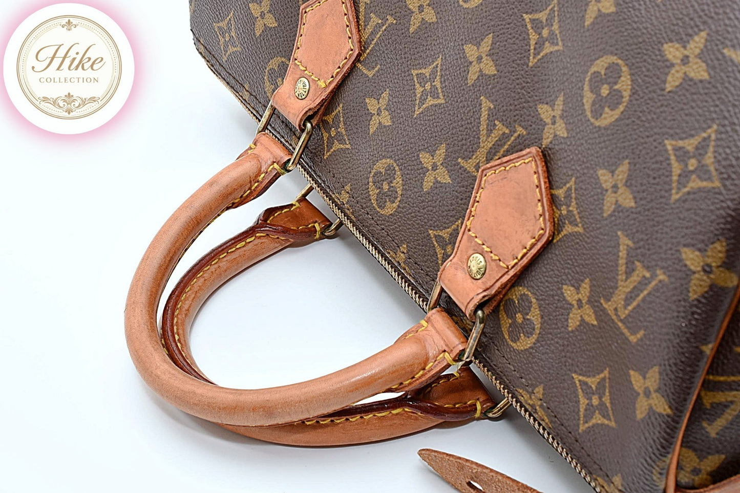 Louis Vuitton Speedy 30 Monogram Brown Handbag M41526 Authentic Condition SA #34