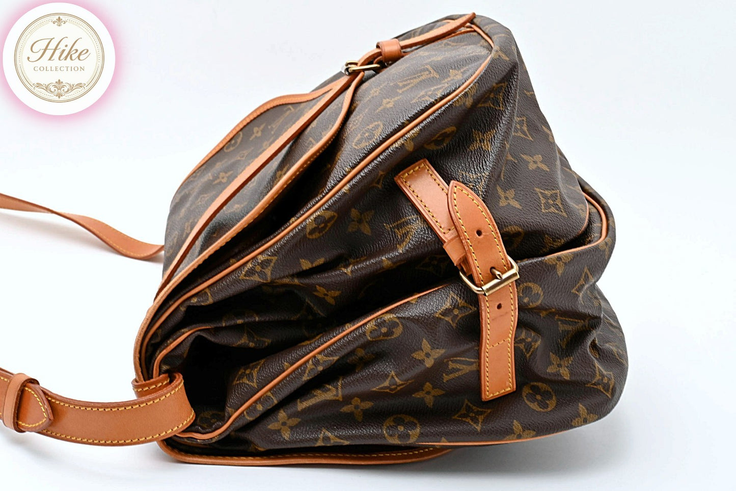 Louis Vuitton Saumur 43 Monogram Brown Shoulder Bag M42252 Auth Condition A #80